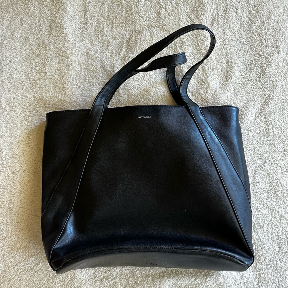 Matt & Nat Black Vegan Tote